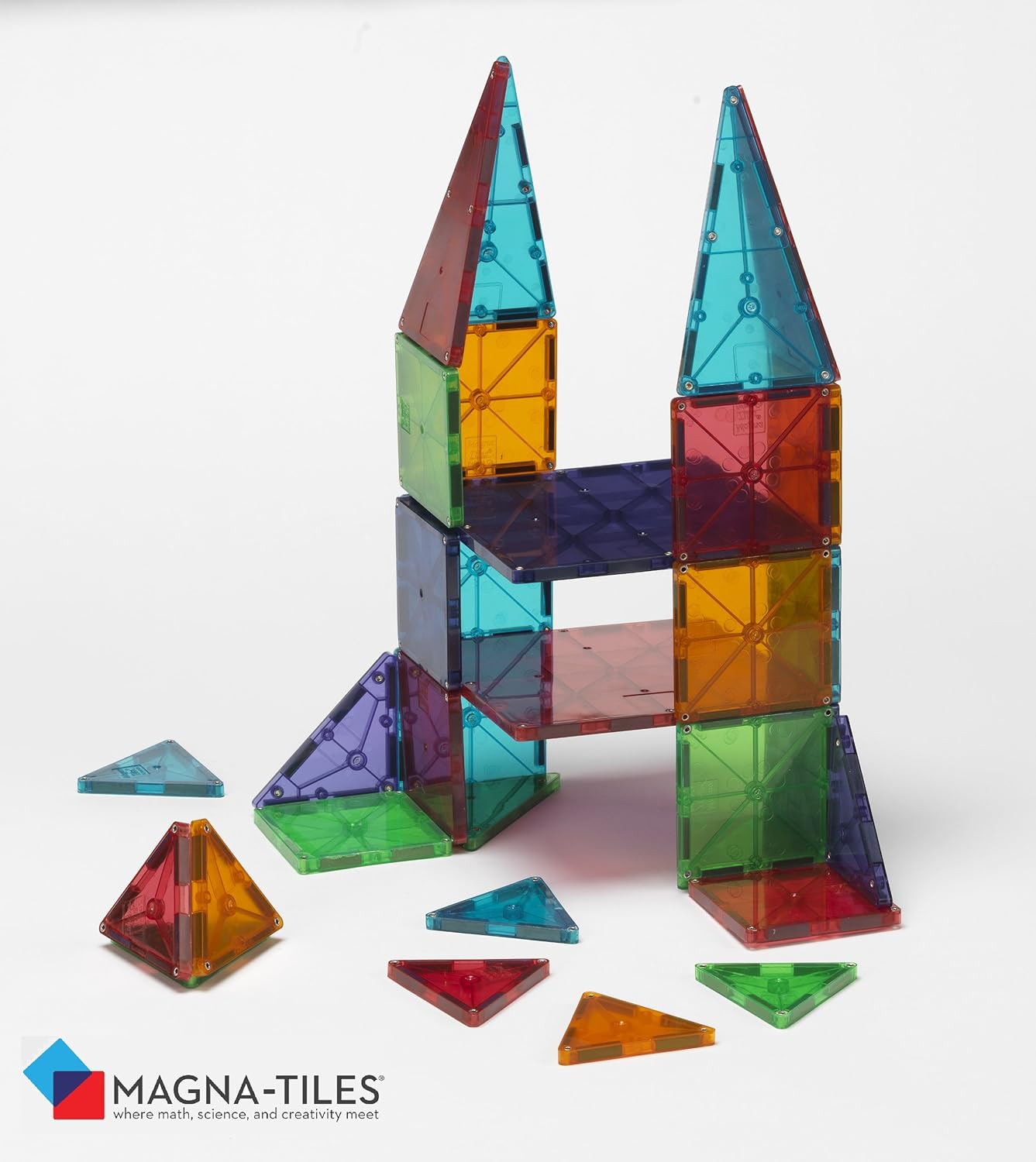 マグナタイルズ 200ピース Magna-Tiles CLEAR COLORS Magna_Tiles_Clear_Colors_32_Pi