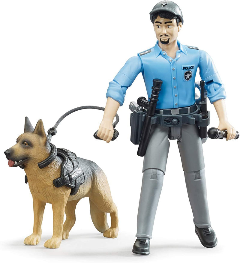 Bruder bworld Policeman with Dog