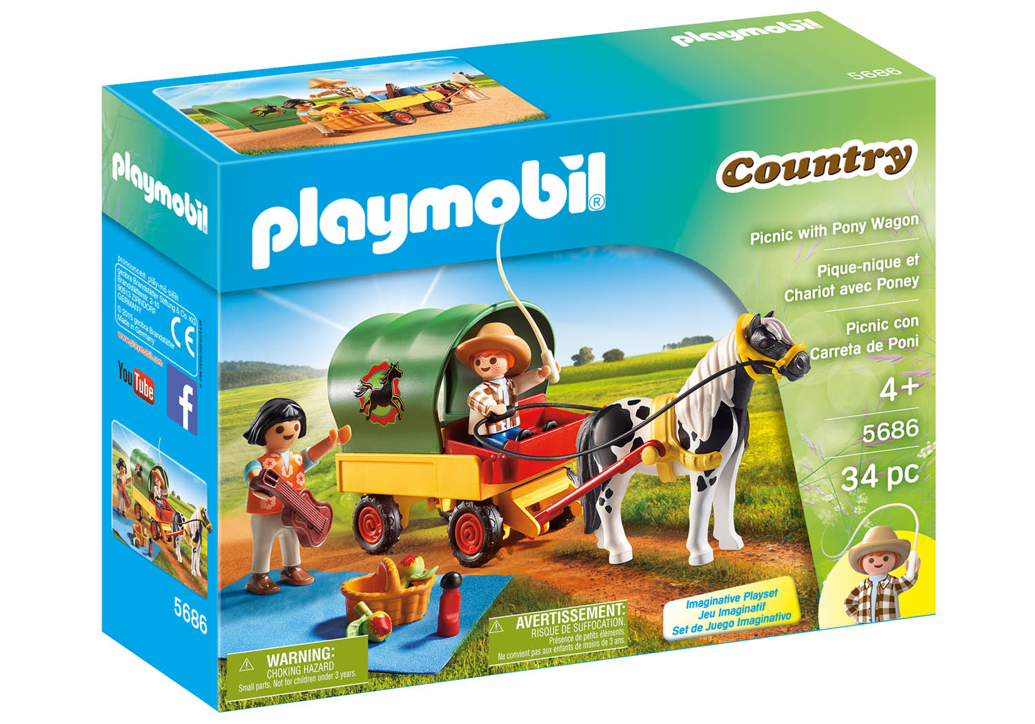 Playmobil Picnic with Pony Wagon