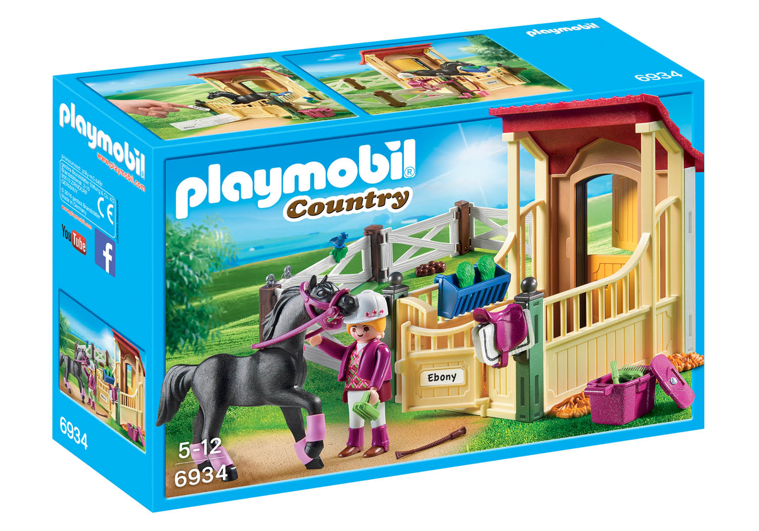 Playmobil 1.2.3 Car With Horse Trailer Building Set For Toddlers Ages 18 Months+