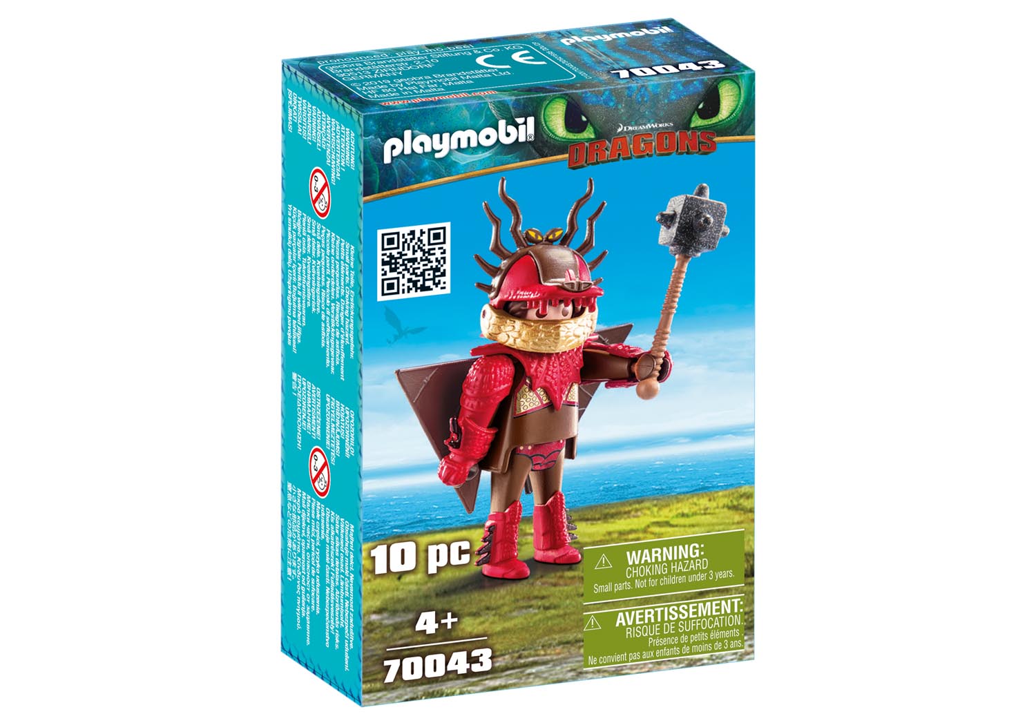 Playmobil How Train Your Dragon Snotlout with Flight Suit