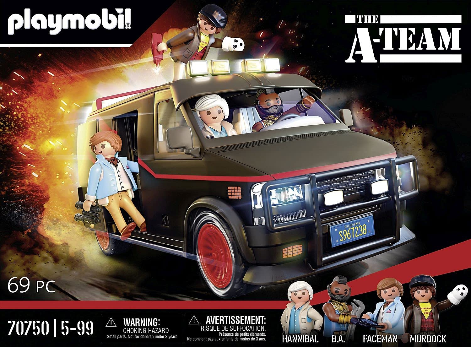 PLAYMOBIL: City Action - The A-Team Van (70750)