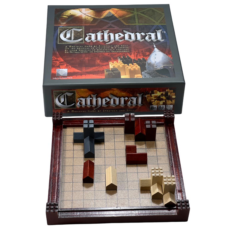 Cathedral Classic Wooden Strategy Game Full Sized Tabletop Edition