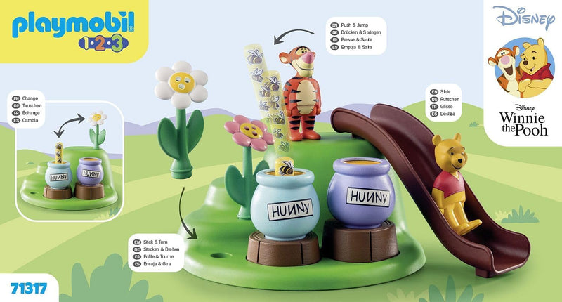 Playmobil 1.2.3 Disney: Winnie's & Tigger's Bee Garden