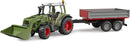 Bruder Fendt Vario 211 with Frontloader and Trailer