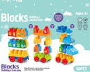 Edushape Train Building Block Set - 52 pieces