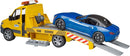 Bruder MB Sprinter Transporter Flatbed Tow Truck and Roadster, Light & Sound Module