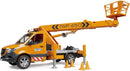 Bruder MB Sprinter Service Truck/Crane - Man Basket with Lights & Sounds Module