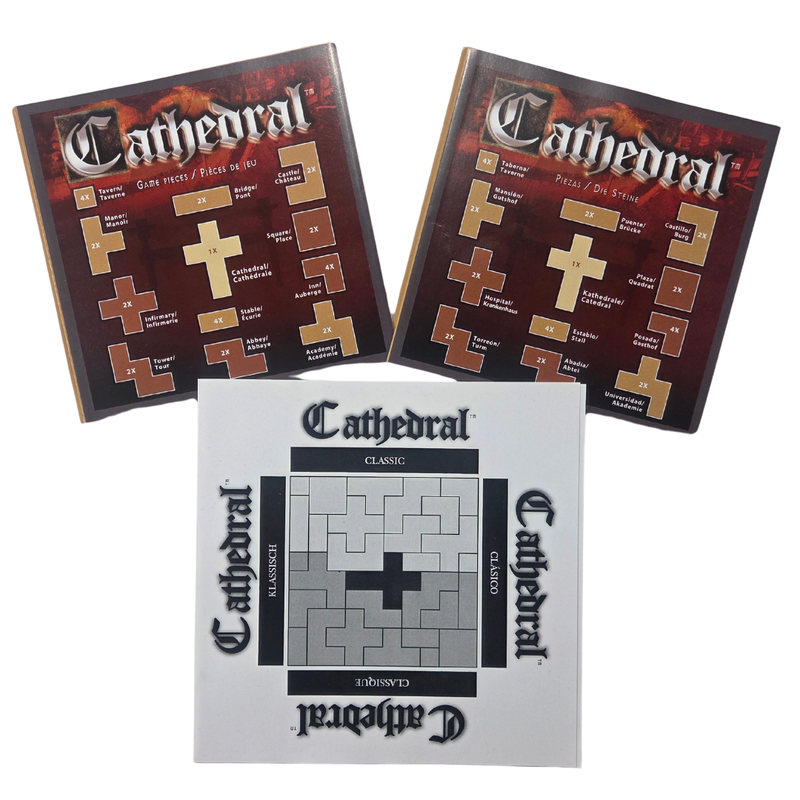 Cathedral Classic Wooden Strategy Game Full Sized Tabletop Edition