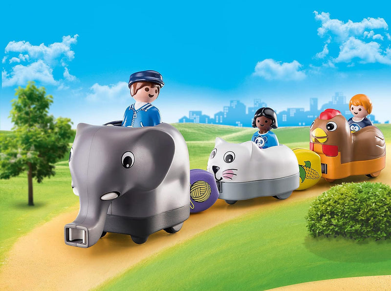 Playmobil 1.2.3 Animal Train