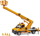 Bruder MB Sprinter Service Truck/Crane - Man Basket with Lights & Sounds Module