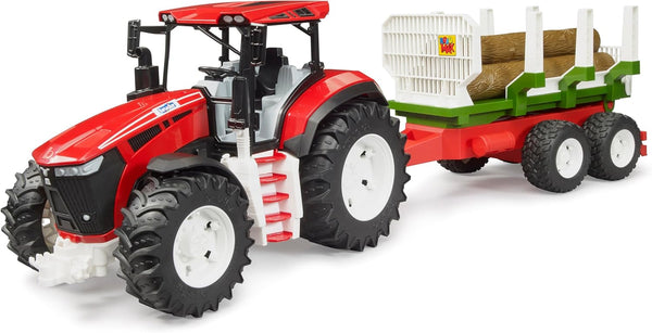Bruder ROADMAX Tractor with Trailer and 3 Logs