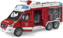 Bruder MB Sprinter Fire Rescue with Water Pump & L/S Module