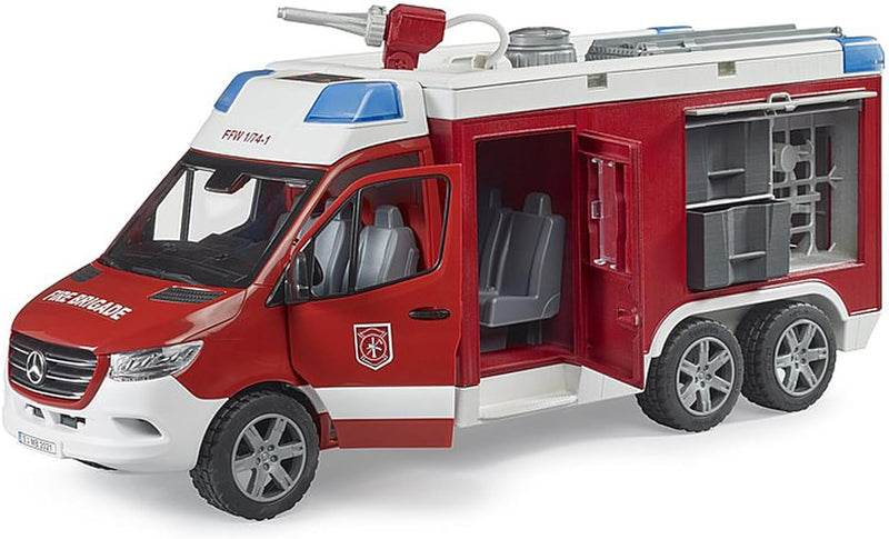 Bruder MB Sprinter Fire Rescue with Water Pump & L/S Module