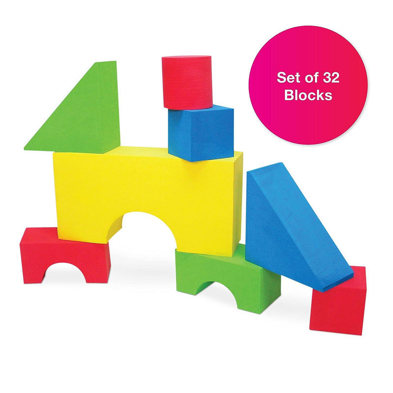 Edushape Big Edu-Color Blocks, 32 Piece