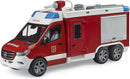 Bruder MB Sprinter Fire Rescue with Water Pump & L/S Module