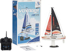 Playsteam Voyager 280 Motor-Power RC Sailboat - 17.5 in, Red