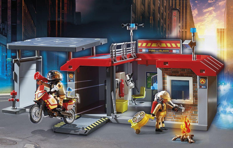 Playmobil Take Along Fire Station