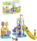 Playmobil 1.2.3: Adventure Tower with Ice Cream Booth - Ages 18 Months and Up
