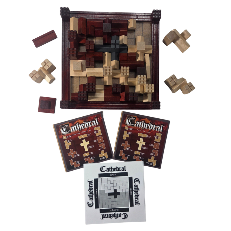 Cathedral Classic Wooden Strategy Game Full Sized Tabletop Edition