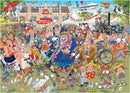 Jumbo Puzzles Wasgij Original 40: 25th Anniversary Garden Party - 2 x 1,000 Jigsaw Puzzles