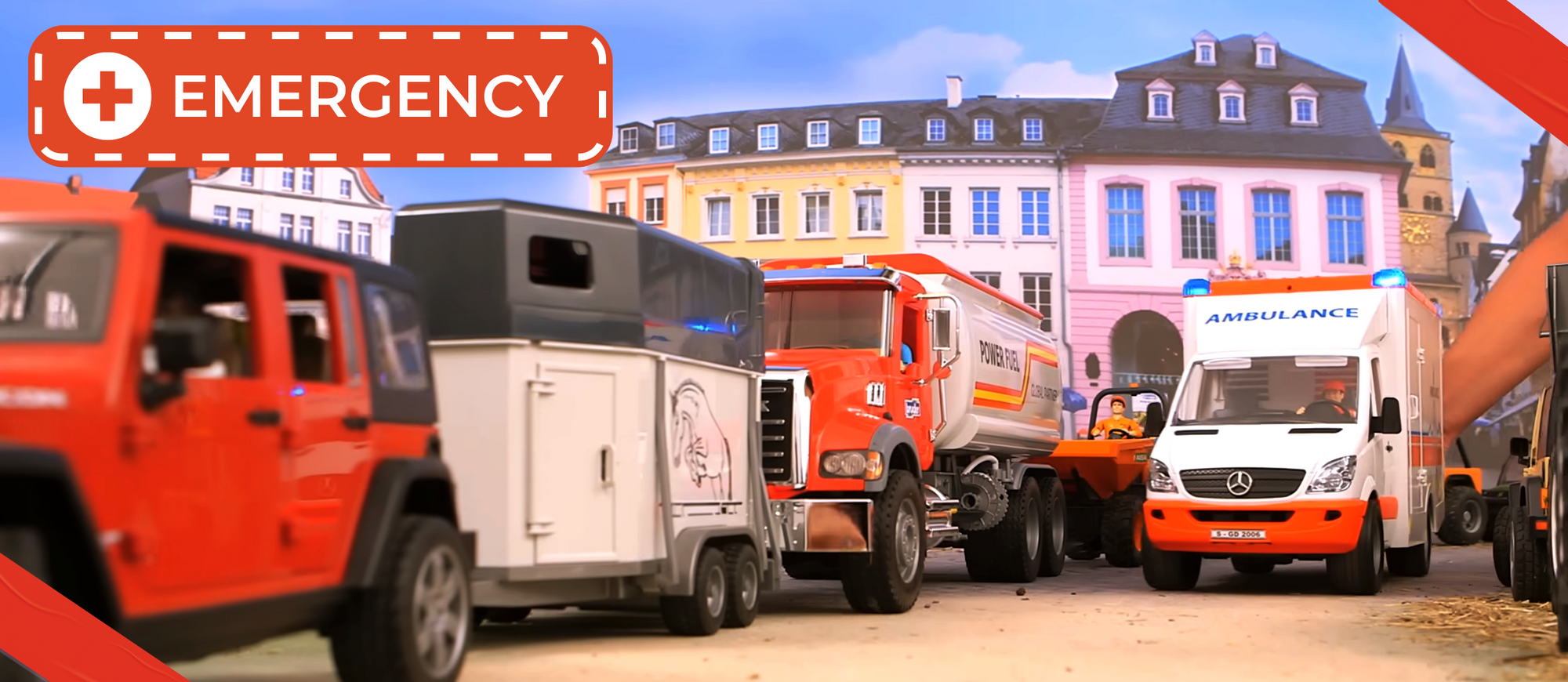 Bruder Emergency Service Toys