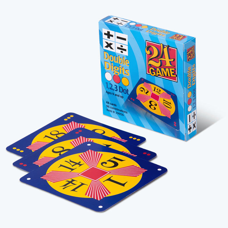 24 Game Double Digits Original Math Card Game - 48 Card Pack