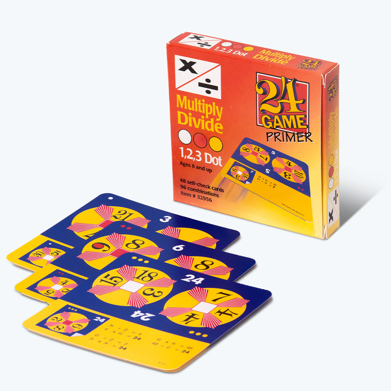 24 Game Multiply and Divide Math Card Game - 48 Card Pack