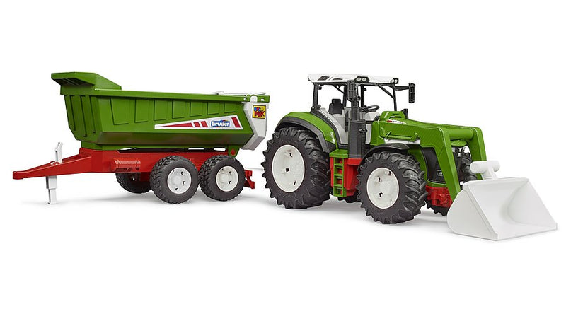 Bruder Roadmax tractor with frontloader and rear tipper