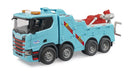 Bruder Scania Super 560R Recovery and Towing Truck with Light & Sound Module