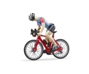 Bruder bworld Road Bike with Rider Action Figure, 63110