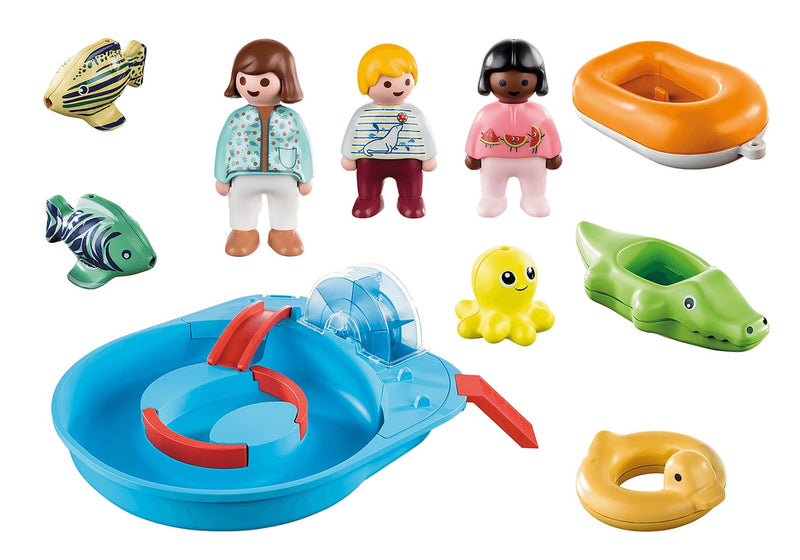 Playmobil 1.2.3 Aqua Splish Splash Water Park - Ages 18 Months and Up