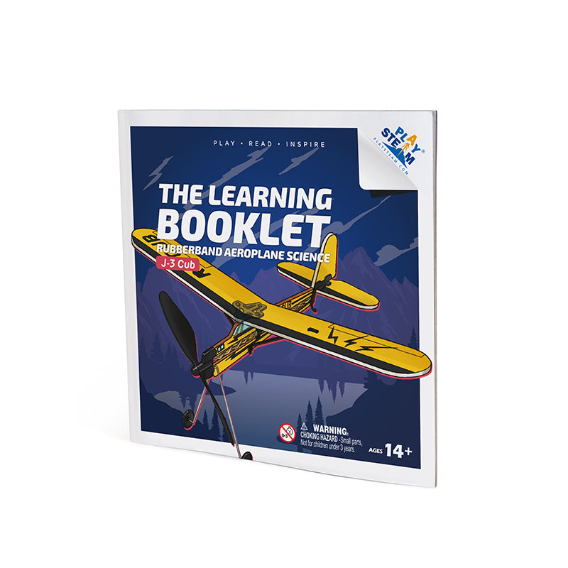 Playsteam Rubber Band Airplane Science - J-3 Cub