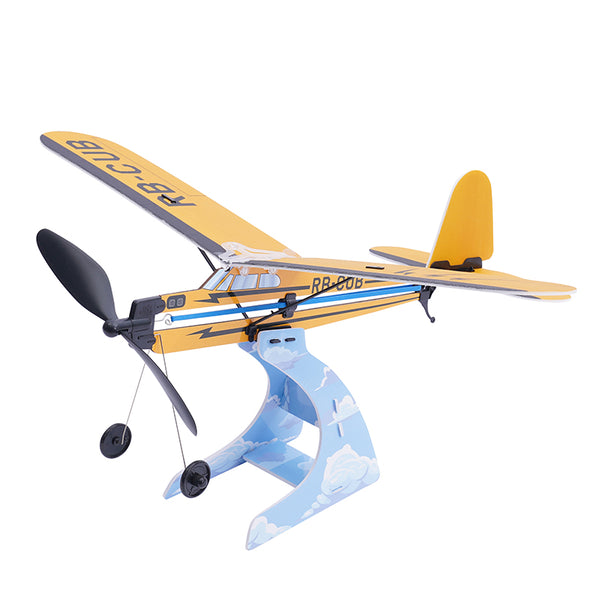 Playsteam Rubber Band Airplane Science - J-3 Cub