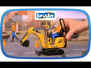 Bruder JCB Micro excavator 8010 CTS and Construction Worker Action Figure
