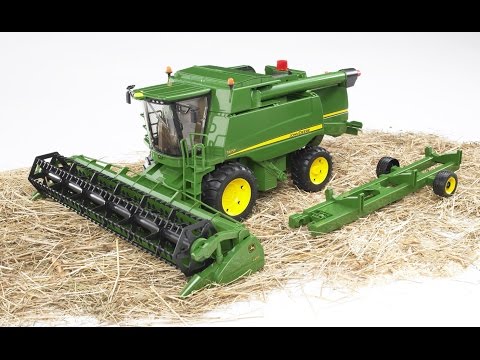 Mietitrebbia John Deere T670L (02132) - Bruder - Veicoli Agricoli - Foto 6