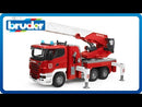 Bruder SCANIA R-Series Fire Engine Truck with Working Water Pump and Lights & Sound Module