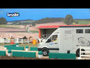 Bruder Mb Sprinter Animal Transporter Incl. 1 Horse