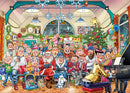 Jumbo Puzzles Wasgij Original 16: Christmas Show - 2 x 1,000 Piece Jigsaw Puzzles