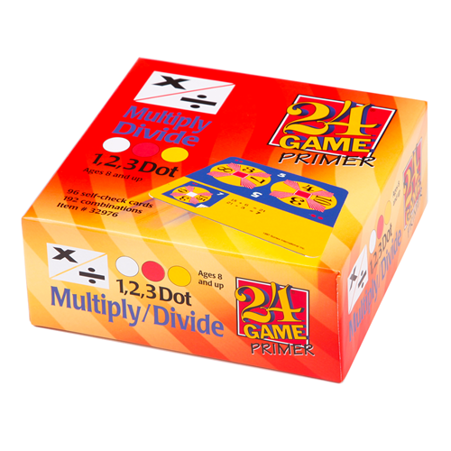 24 Game Multiply and Divide Math Card Game, 96 Card Pack