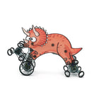 Playsteam Climbing Triceratops & Hopping T-Rex