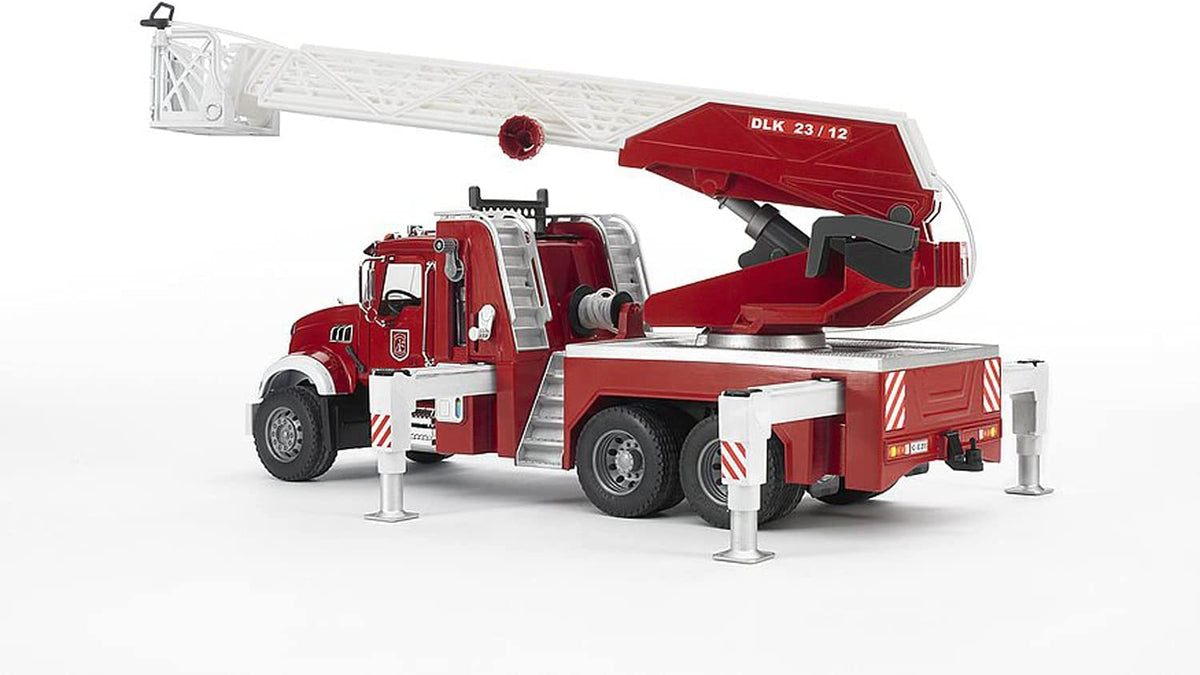 Bruder mack granite fire engine with water pump online