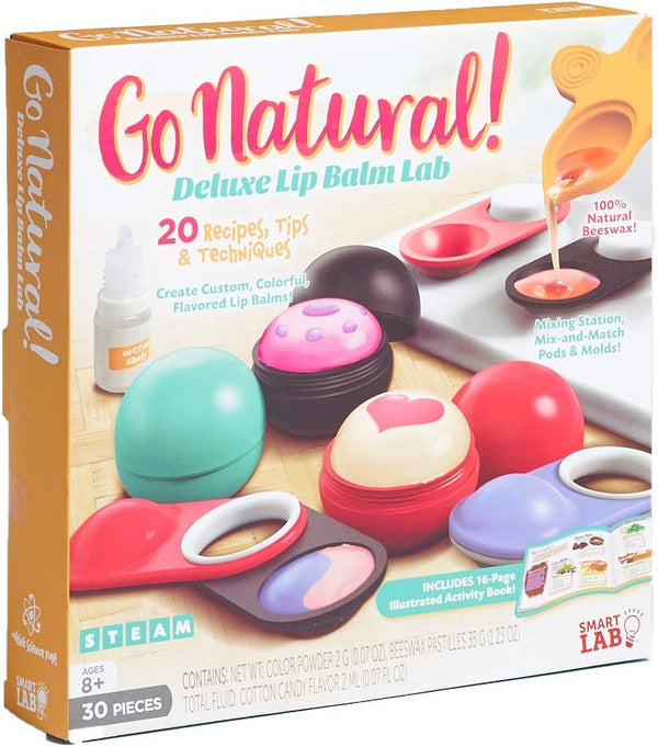 SmartLab Go Natural! Deluxe Lip Balm Kit