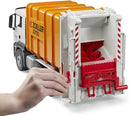 Bruder Man TGS Rear Loading Garbage Truck, Orange