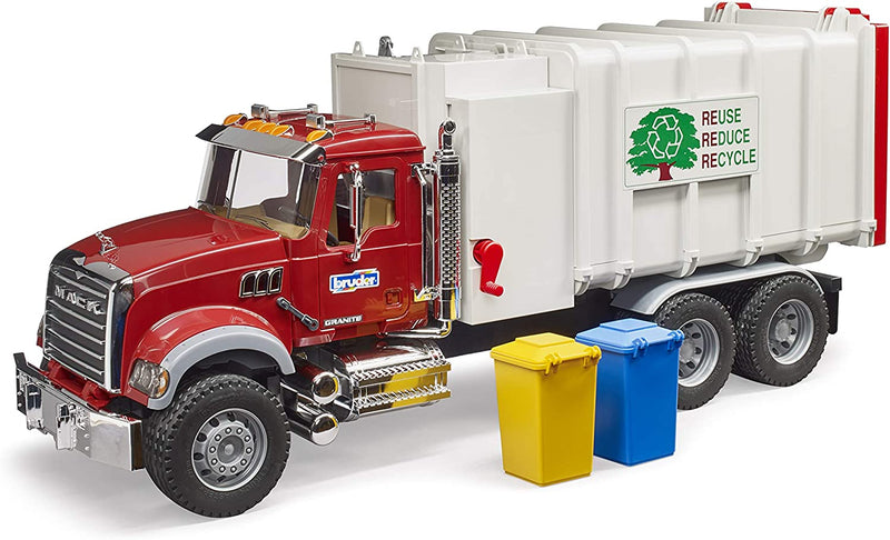 Bruder Toys 02828 Mack Granite UPS Logistics Truck with Forklift  Vehicles-Toy