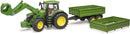 Bruder John Deere 7R 350 with Frontloader and Trailer