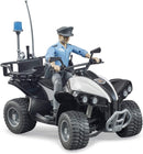 Bruder Police Quad with Police Officer Figure and Accessories