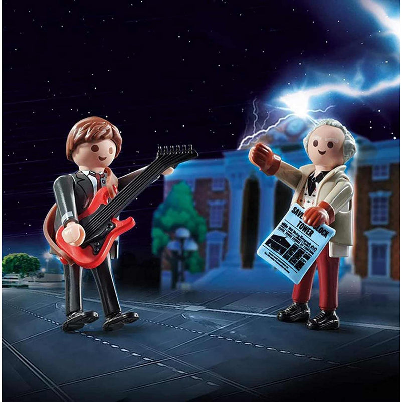 Playmobil Back to the Future Marty Mcfly and Dr. Emmet Brown