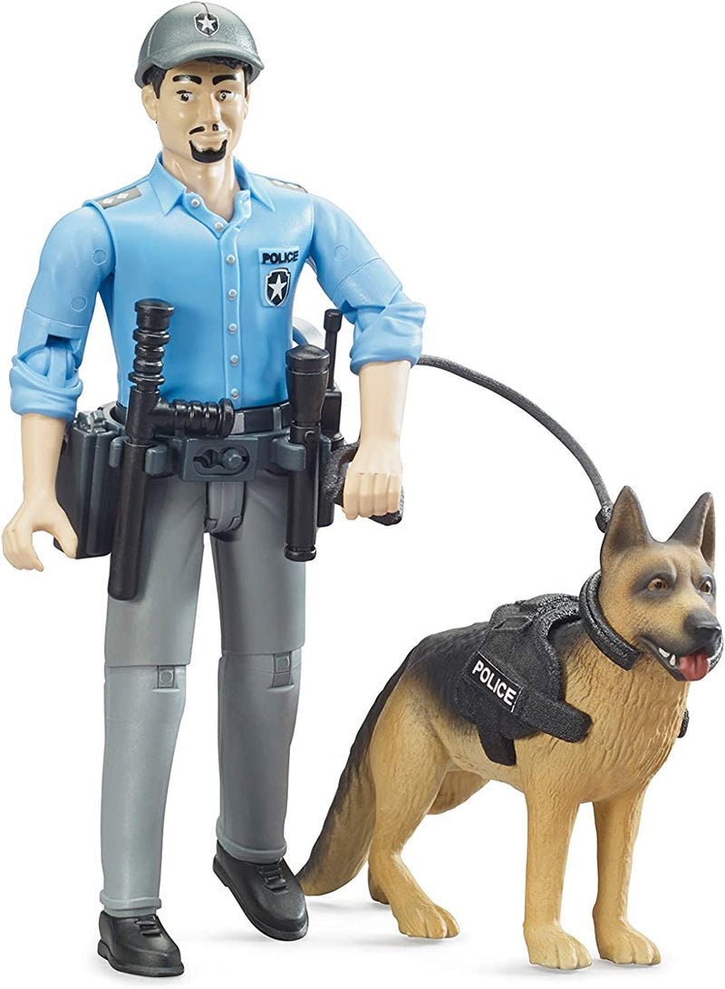 Bruder bworld Policeman with Dog