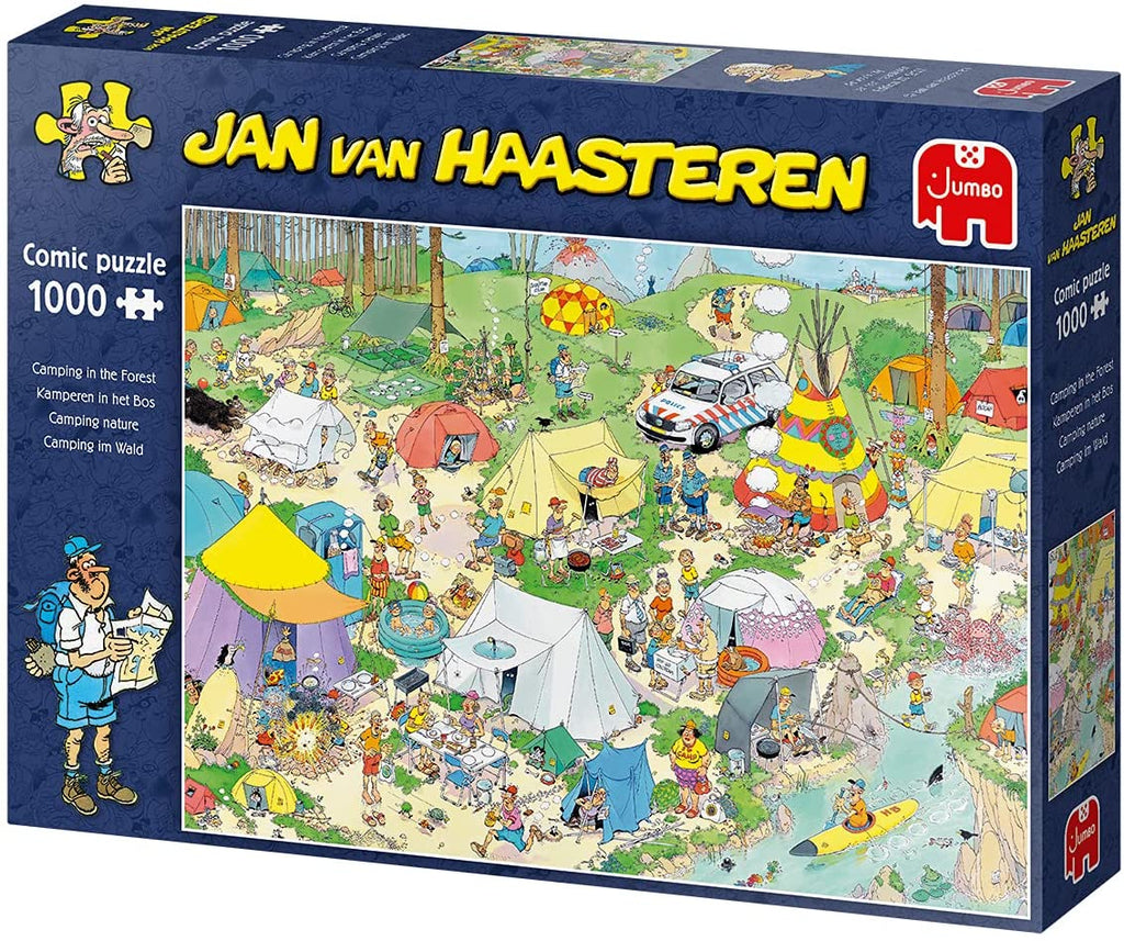 jumbo campingtisch Jumbo Puzzles The Camping in the Forest Comic